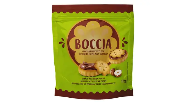 biscoito com recheio de creme de avelã da marca griesson vendido no sam’s club